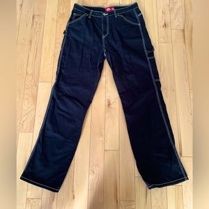 DICKIES Womens Belted Carpenter Pants